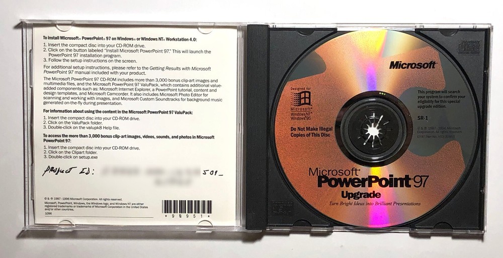 Microsoft PowerPoint 97 Upgrade