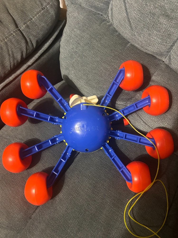 Vintage Kiddicraft Webster Spider Pull Toy EUC