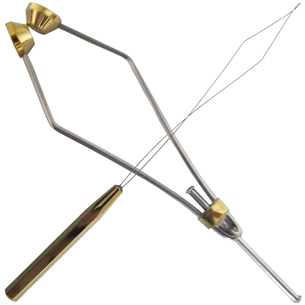 Fly Tying Bobbin Threader Combo Essential Tools Durable Equipment Holder
