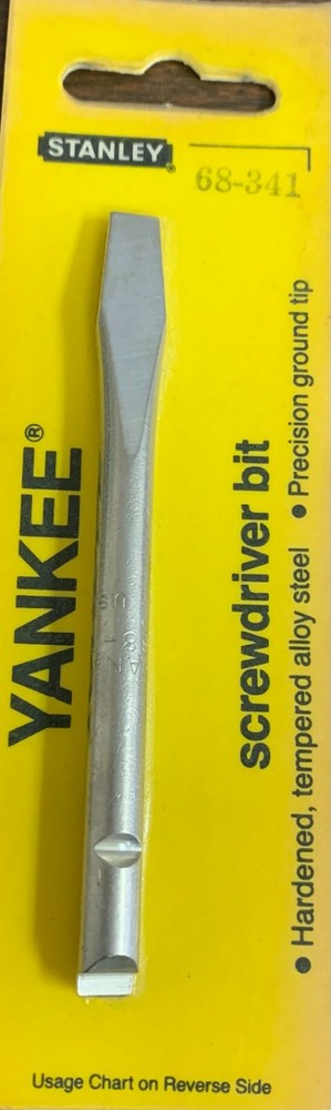 Stanley #68-341 Yankee Screwdriver Bit (NEW)