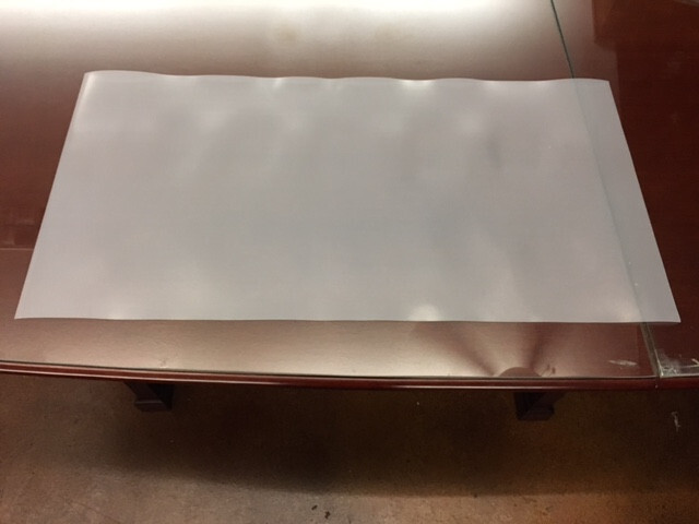 1 LDPE Low Density Translucent Clear Polyethylene Plastic Sheet - 48"x24"x0.03"