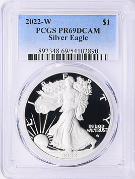 2022 W Silver Eagle PCGS PR69DCAM [B-9]