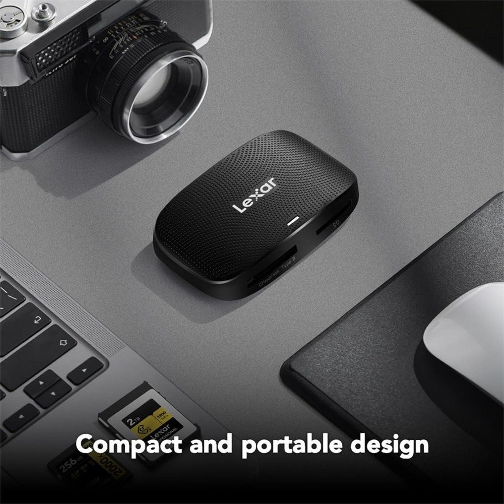 High-Speed CFexpress Type B / SD Card Reader: Perfect for 8K Video Transfer