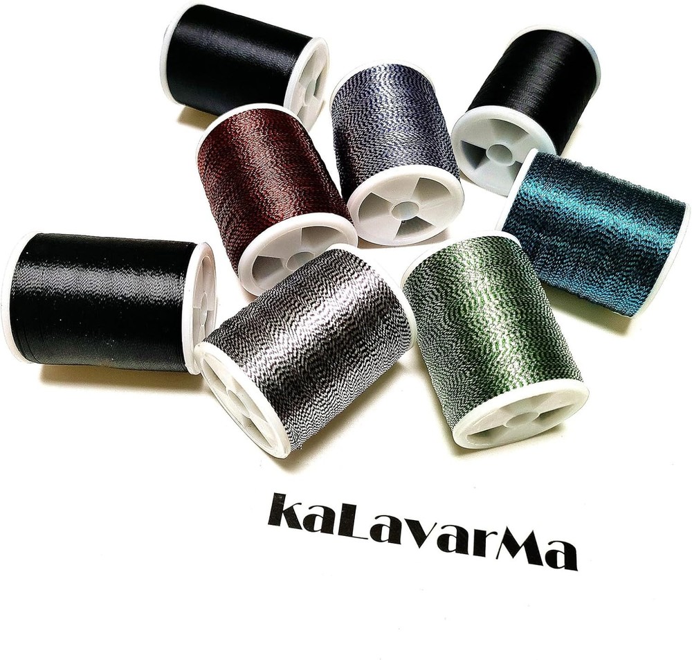 Mixed Color Thread for Rod Wrapping