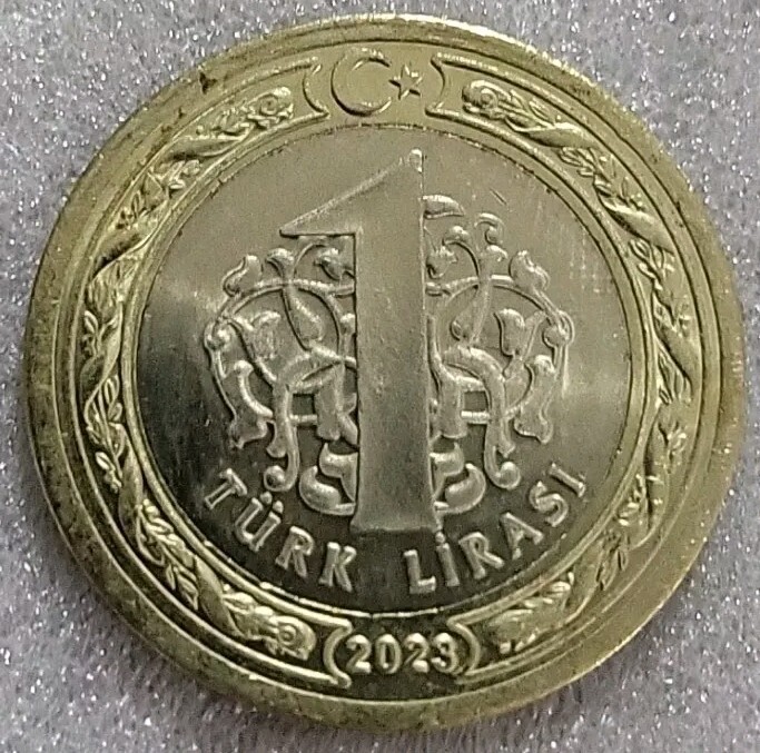 Turkey 2023 1 Lira *B615