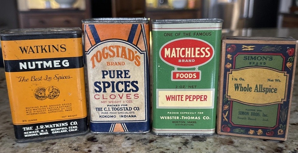 4 Spice Tin - Spice Tins - Spice Box