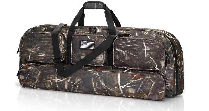 CVLIFE 37" Compound Bow Case,  Soft Case, Arrow + multiple pockets, well padded