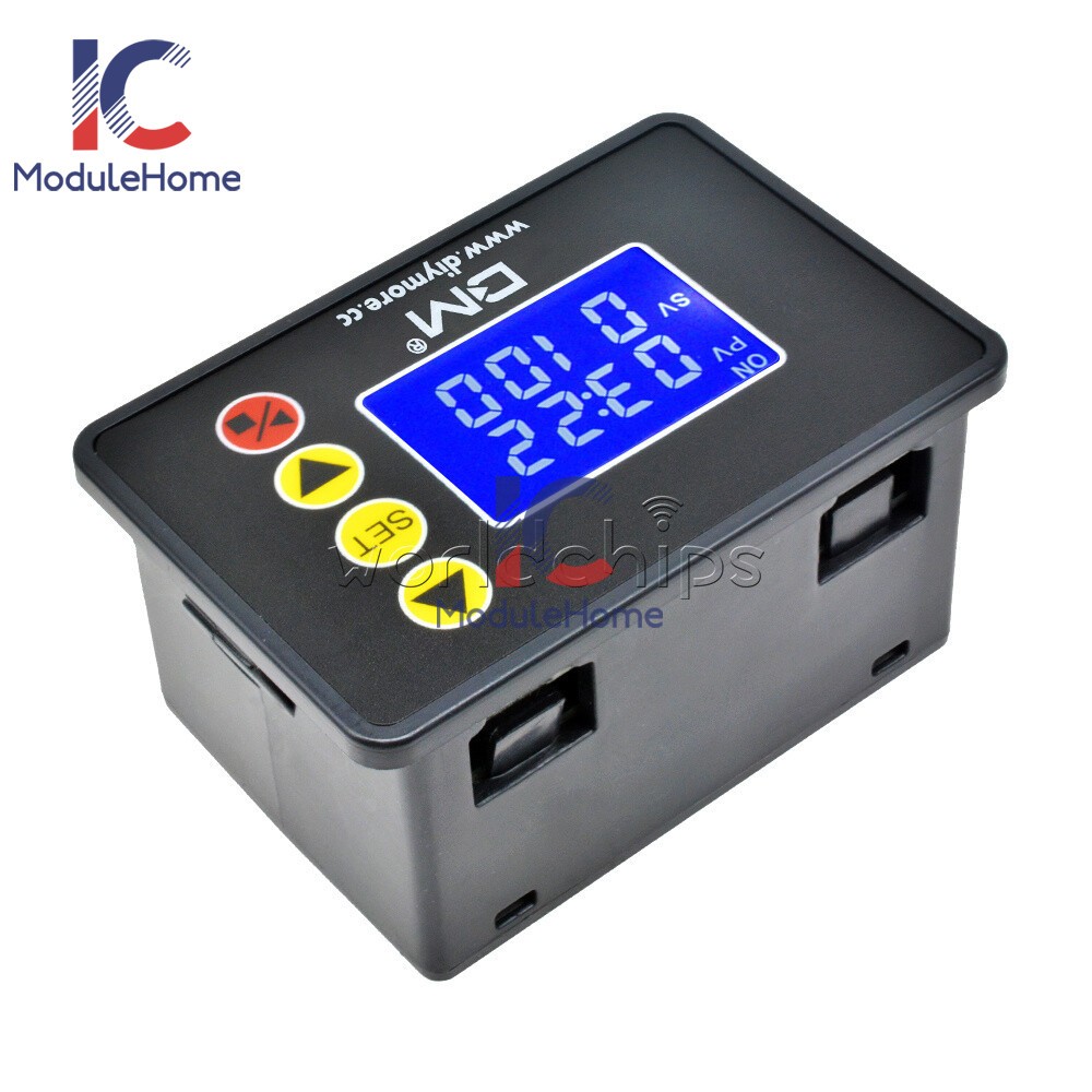 AC110~220V 1.37"LCD Microcomputer Time Controller Timing Module 10A 0000~9999S