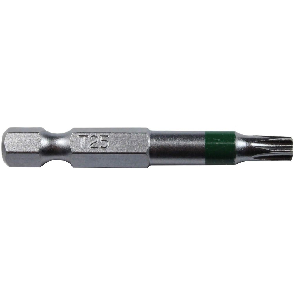 T25 Torx/Star Driver Bit - Color Coded 2" x - 5 Pack, Green