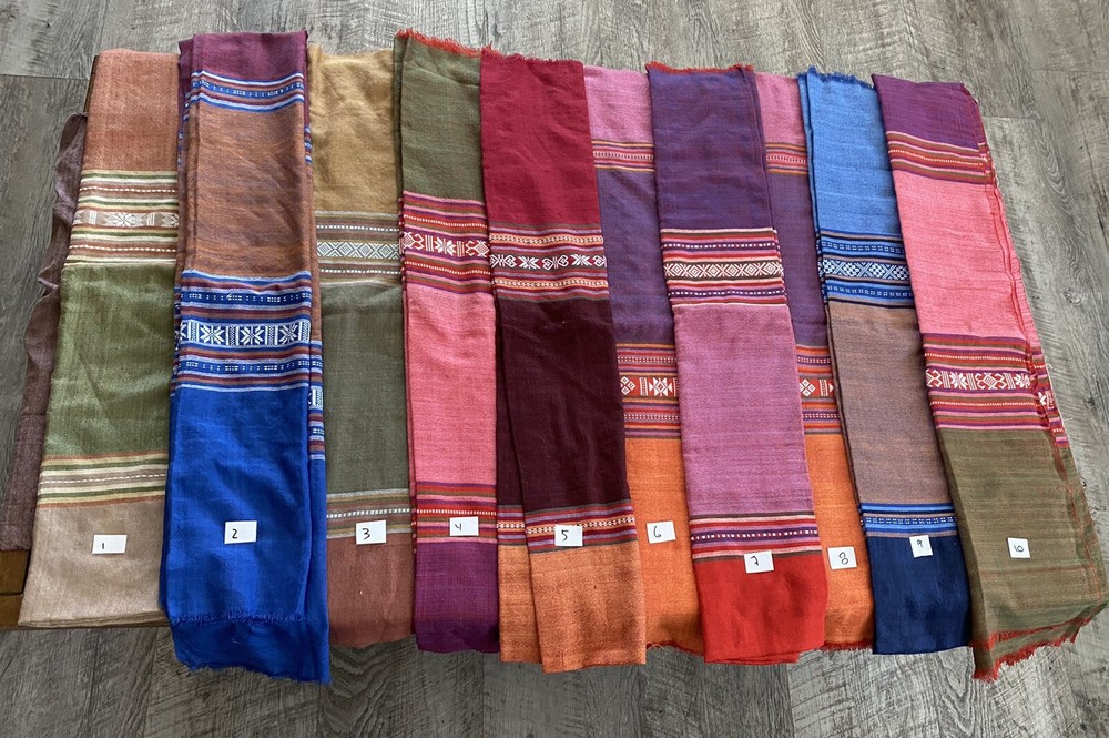 Handmade Vietnamese 60x24” Table Runners - 8pcs. Sold Separately or as a Set