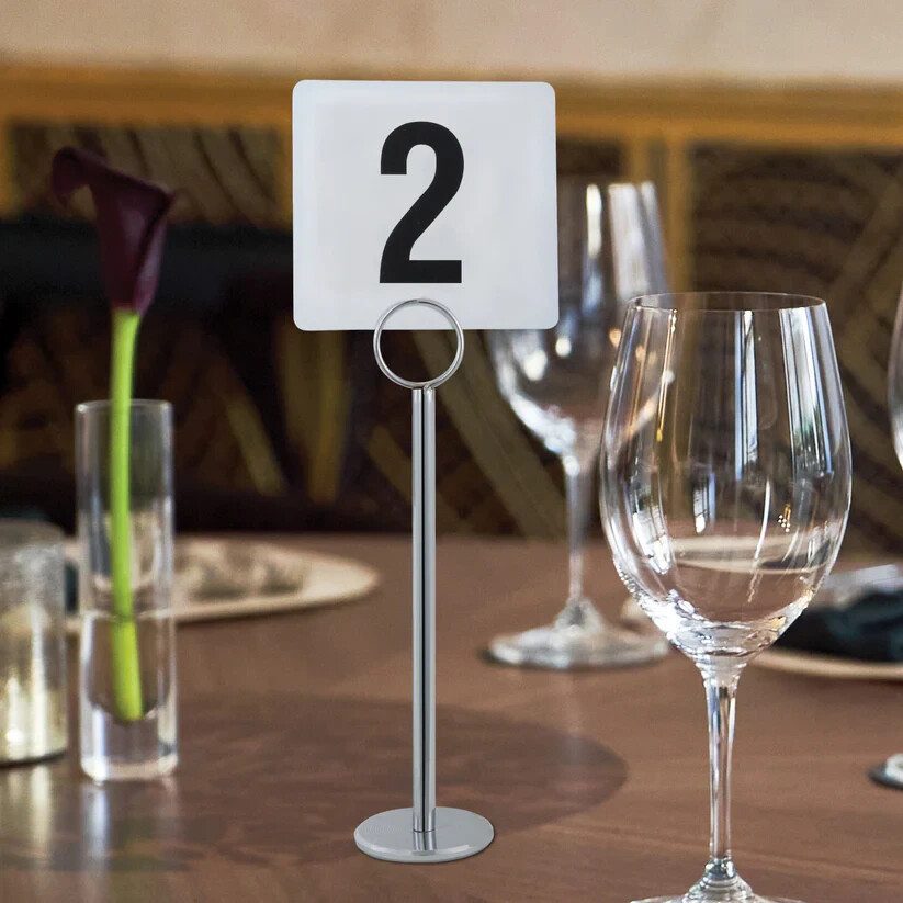 Winco 1-25 Plastic Table Numbers