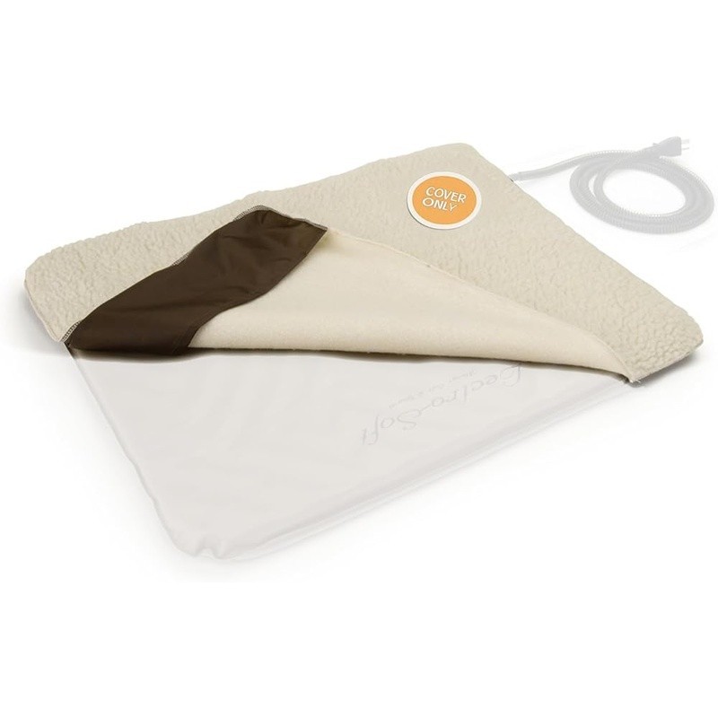 Heated Pet Bed Replacement Cover Soft Breathable Polyester Machine Washable New