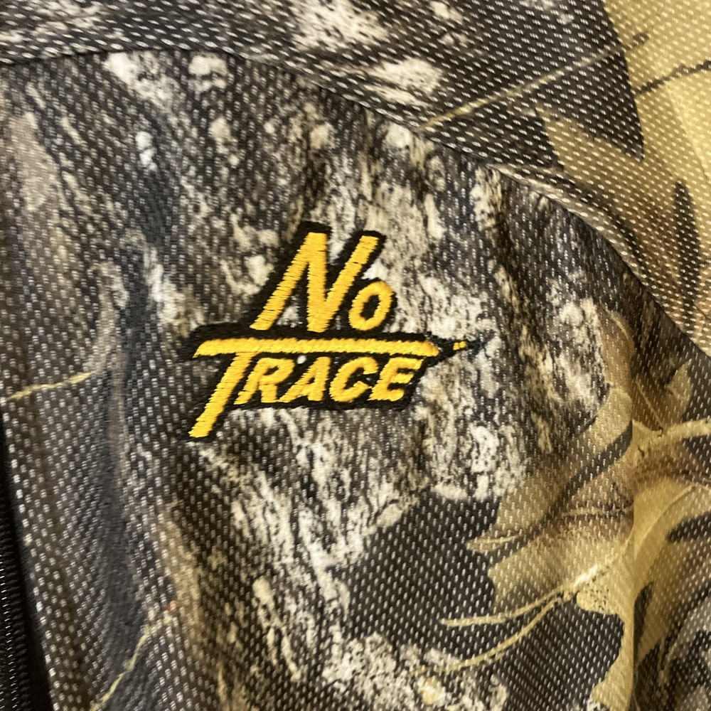 No Trace Dan River Mens Light Weight Hunting Jacket Pull Over Medium Camo FS!
