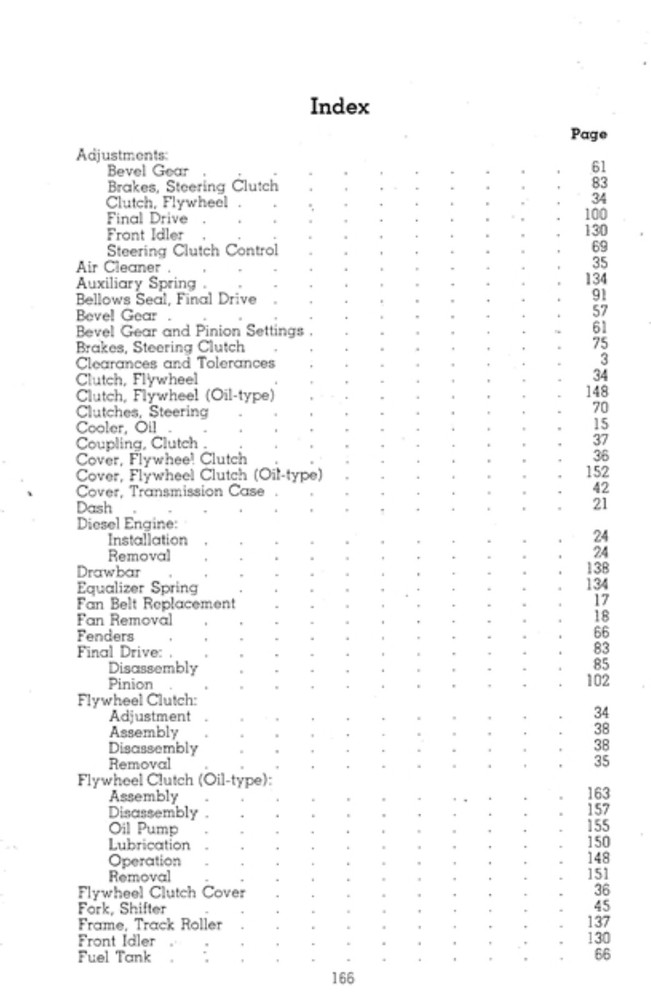 Caterpillar D4 Tractor Servicemen's Reference Book (please read description)