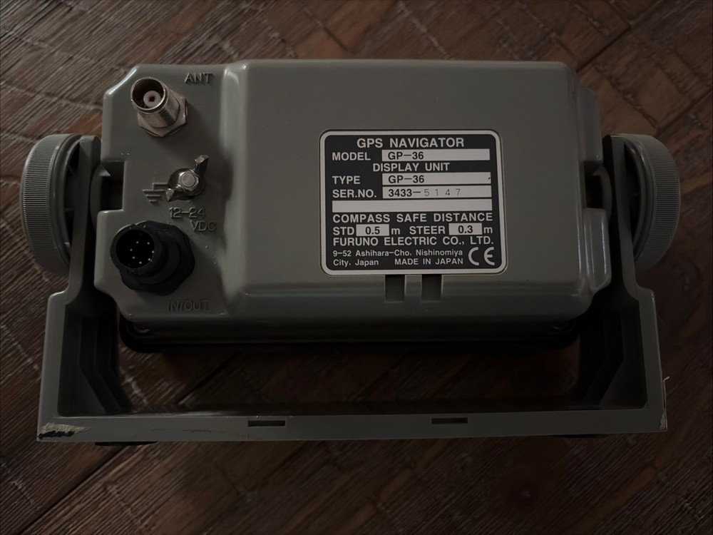 Furuno GP-36 GPS Navigator Display Unit with Knobs