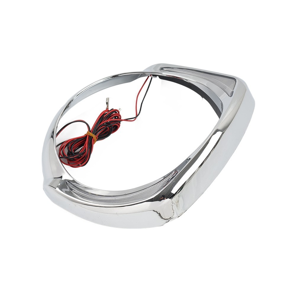 LED Headlight Bezel Visor Trim Ring For Harley Touring 2014+