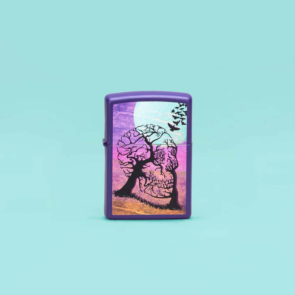 Zippo Skull Tree Design
