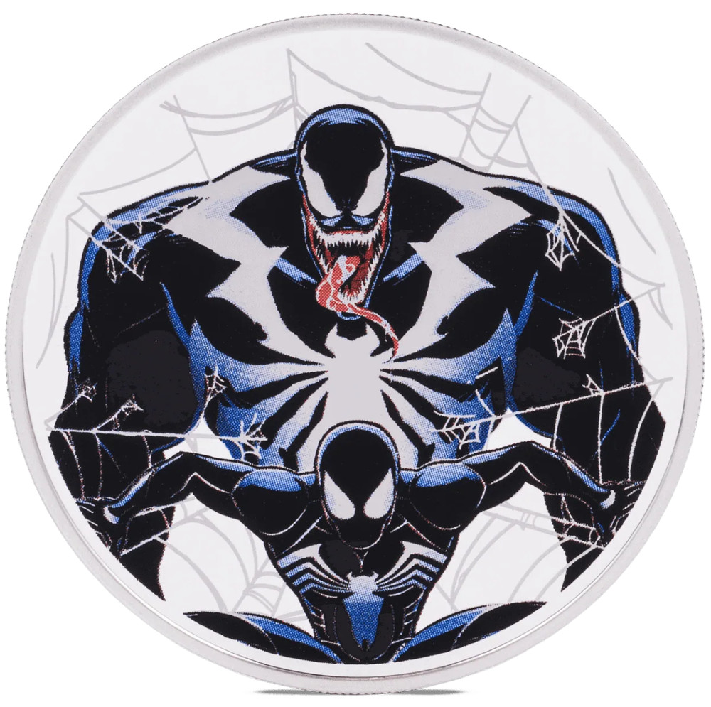 2024 Niue Marvel Comics Venom 1 oz Silver Colorized Proof Coin