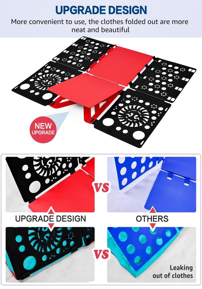 Version 3 Shirt Folding Board T Shirts Clothes Folder Durable Plastic