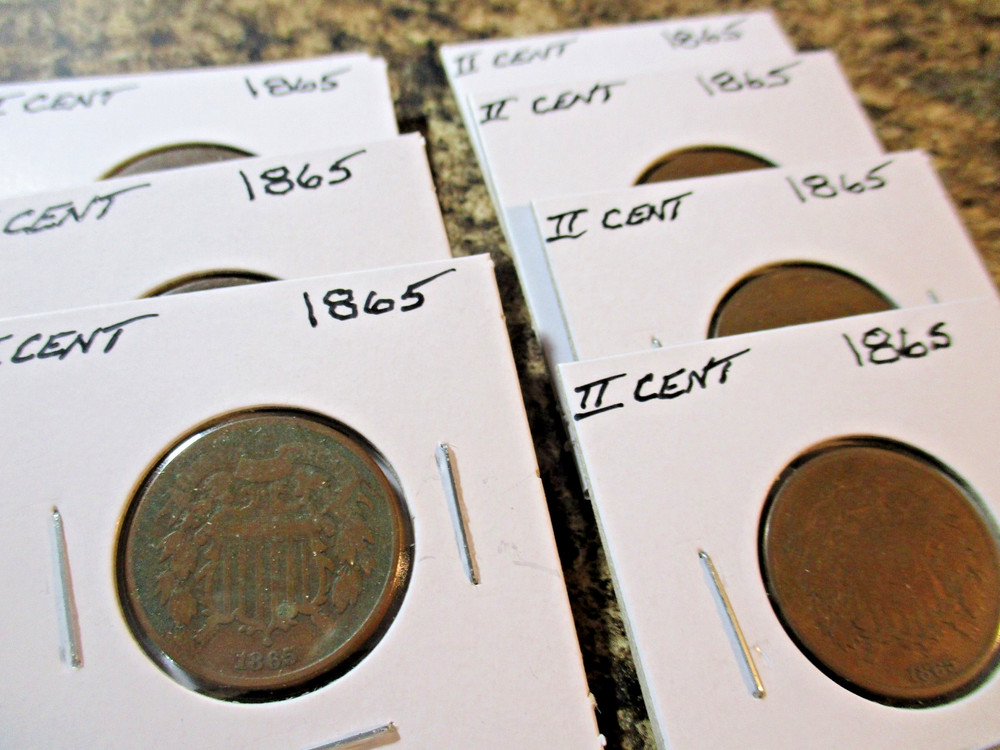 1865 2 CENT PIECE     BB