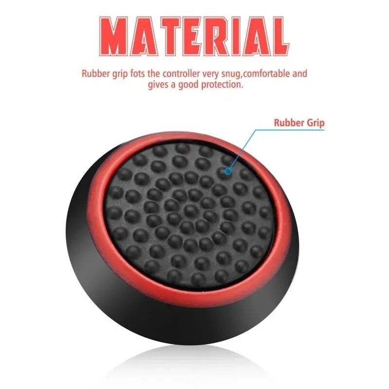 2PCS Analog Thumb Stick Grips Caps for XBox Dualshock 5 4 PS4 PS3 Controller PS5