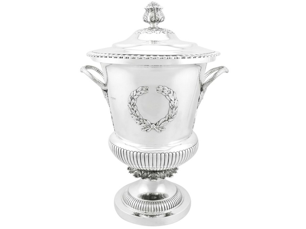 Edwardian Sterling Silver Presentation Cup and Cover