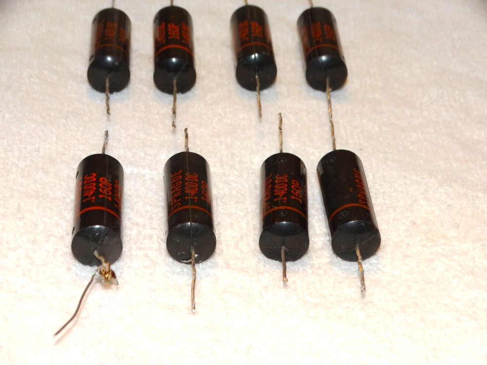 8 - Sprague Black Beauty Capacitor Pulls 160P .1 400v