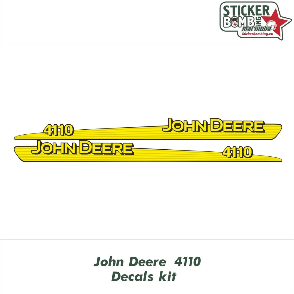 New! John Deere 4110 Decals Kit