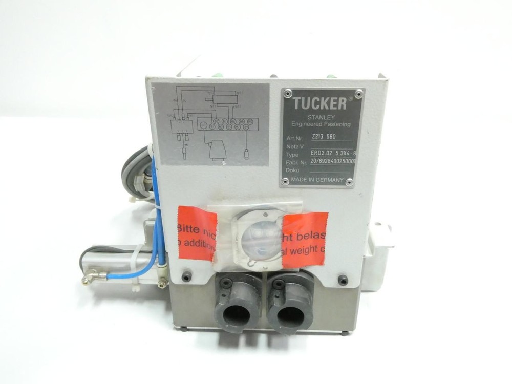 Tucker Z213 580 Pressure Release System