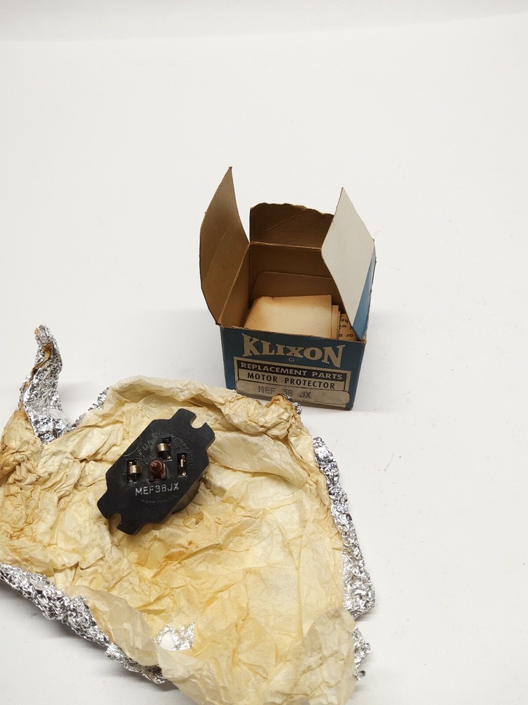 KLIXON MOTOR PROTECTOR MEF38JX (NOS)