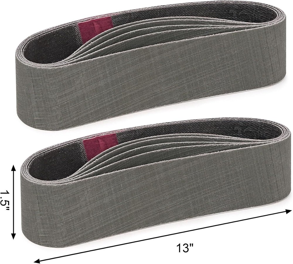 10 Pack 1.2" x 13" Replacement Knife Sharpener Sanding Belt 2500 Grit