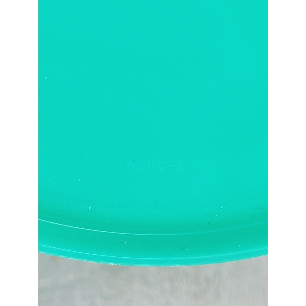 Tupperware Green Mixing Bowl with White Lid 10" x 5"