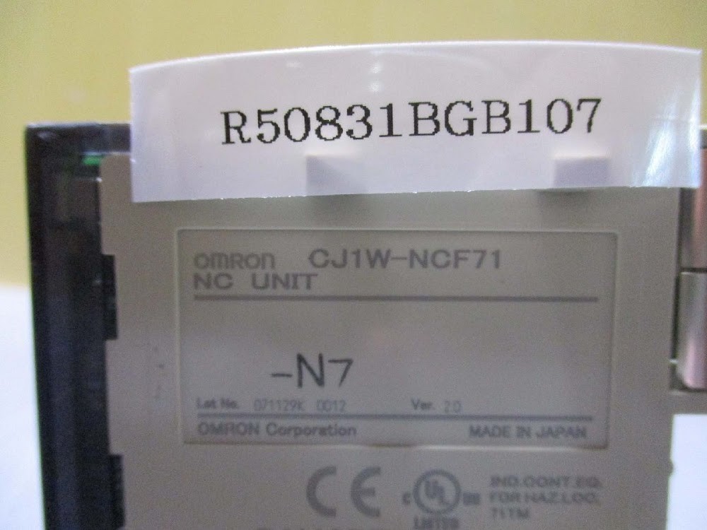 OMRON CJ1W-NCF71 NC Unit Position Control Module USED