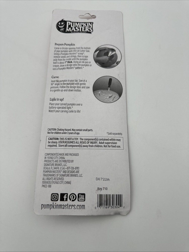 Pumpkin Masters Master Collection Carving Tools NEW!