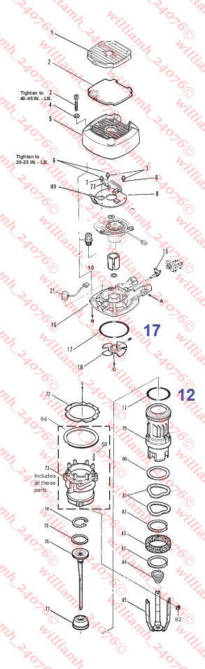 Paslode Finish Nailer IM250 900400 O ring Kit