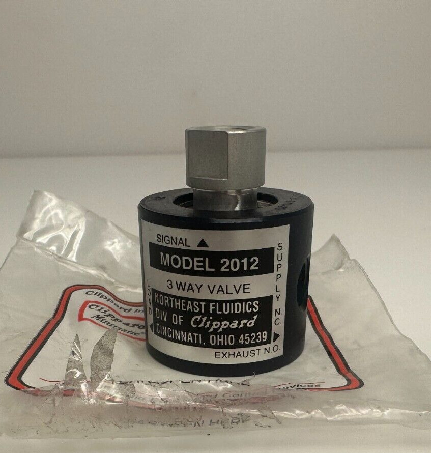 Clippard 3 Way Valve Model 2012