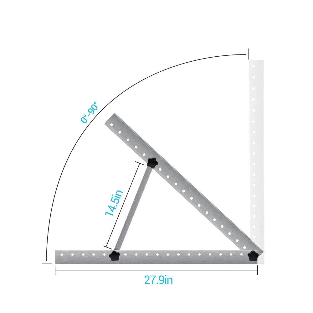 Renogy Solar Panel RV Tilt Mount Brackets Rooftop Flat Surface Adjustable Frame