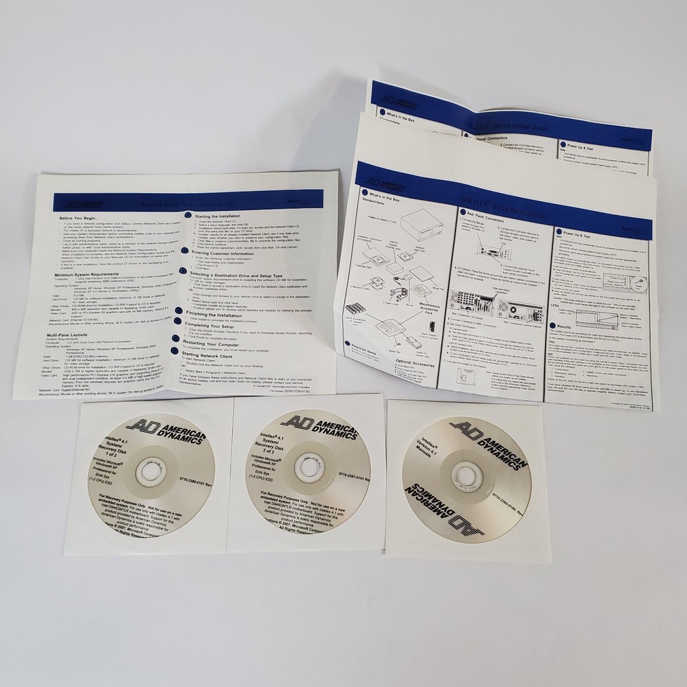 American Dynamics Intellex LT ADD800LTD016 8-CH Junk Lot PC Computer Sensormatic