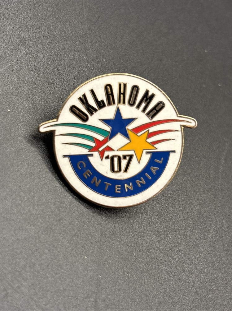 Oklahoma Centennial 07 Lapel Pin