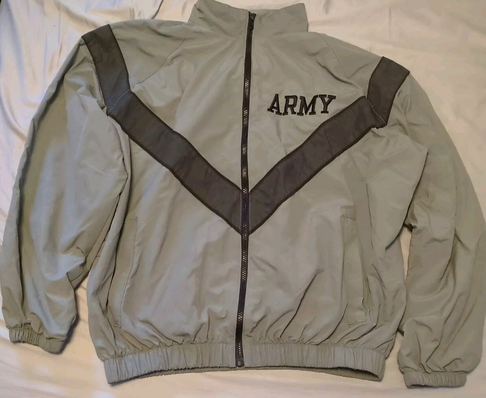 US ARMY PHYSICAL FITNESS UNIFORM JACKET MEDIUM REGULAR