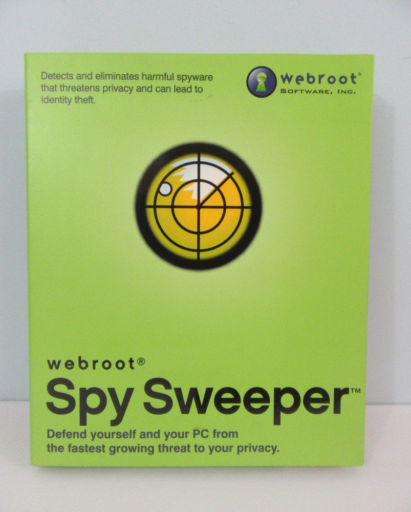 Webroot Spy Sweeper 2003 PC Software CD-ROM Windows 98/2000/XP - UNTESTED