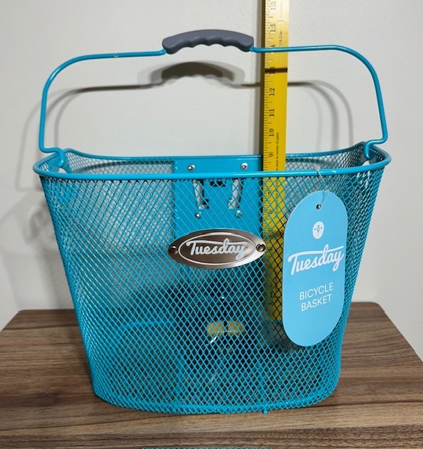 Tuesday Bicycle Basket Surf Blue
