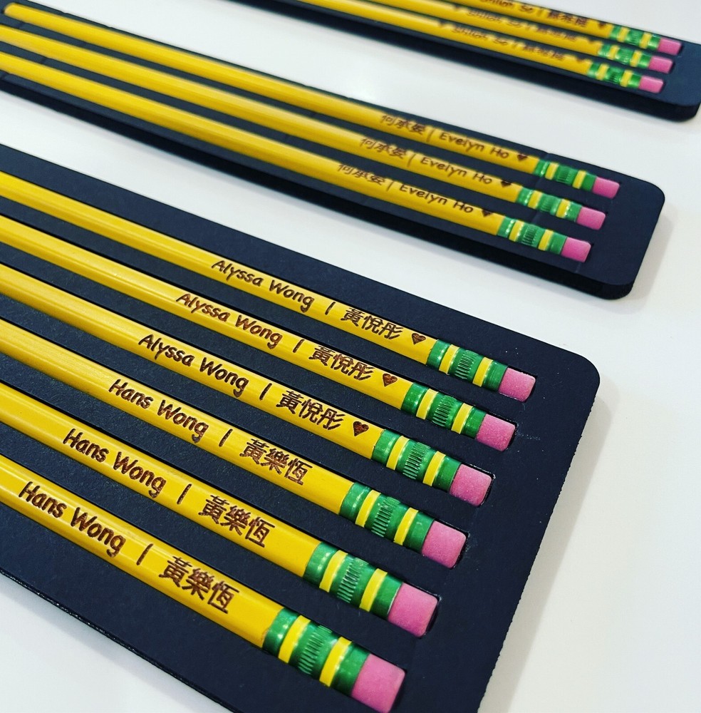 Personalized Engraved Pencils Premium Ticonderoga #2 Classroom Essentials