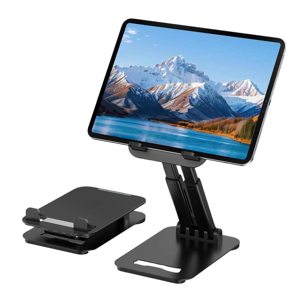 Adjustable Tablet Stand Foldable Desk Holder iPad Kindle Switch 4-16 Inch