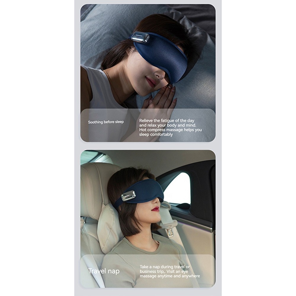 Smart Bluetooth Connection Heated Vibrating Massage Eye Massager