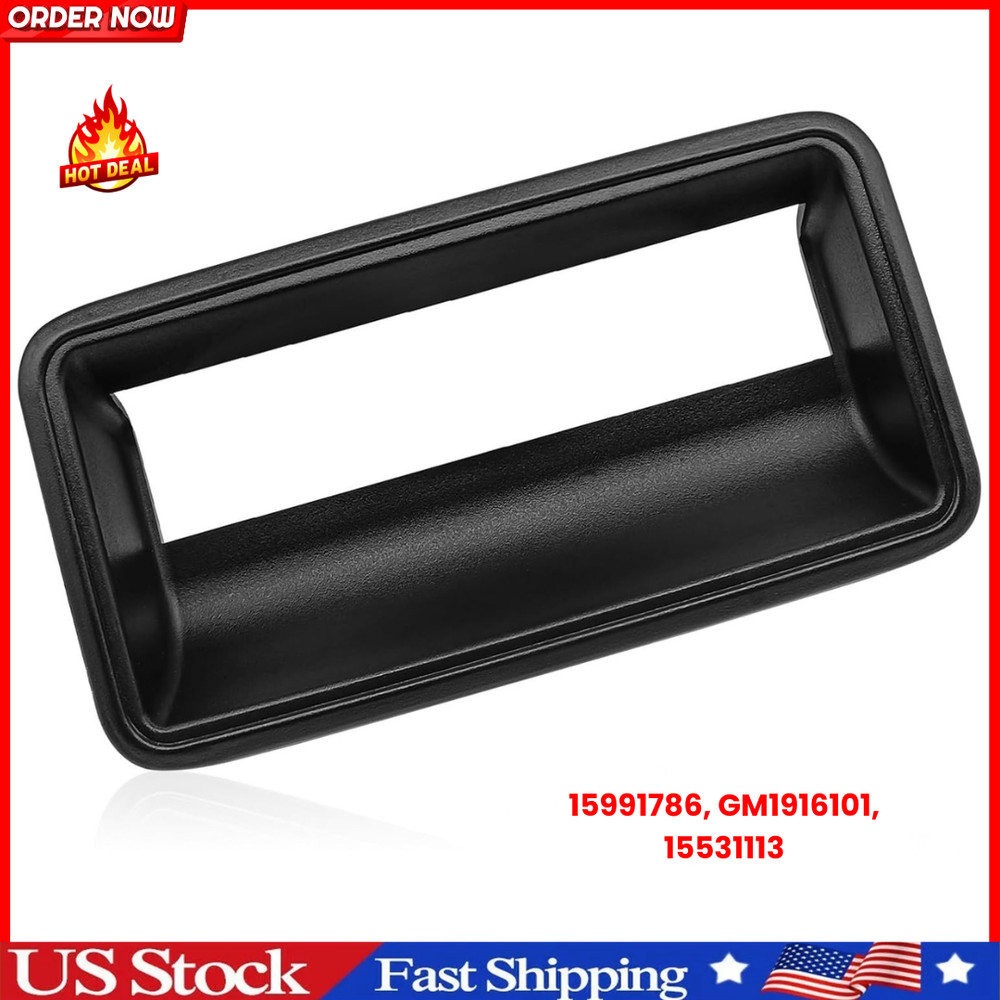 1988-2000 Chevy Pickup Black Outer Tailgate Handle Tail Gate Liftgate -