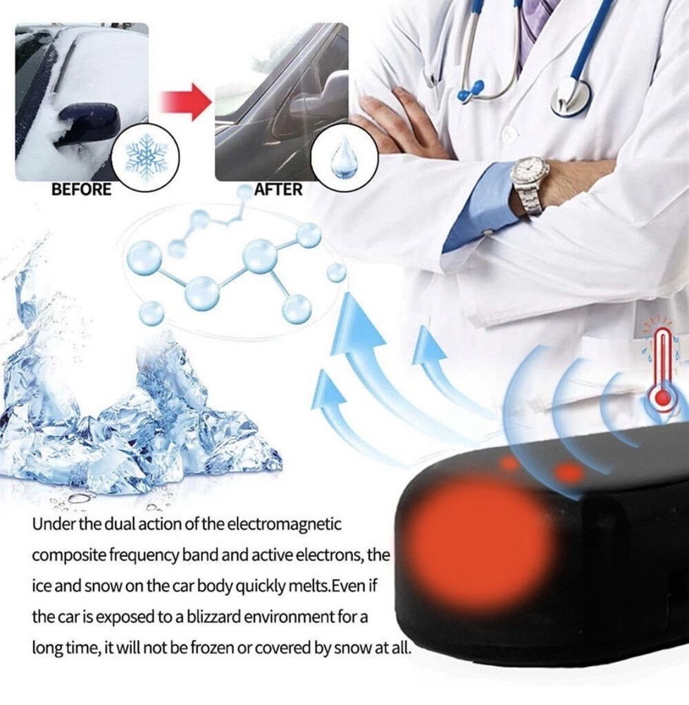 Car Electromagnetic Molecular Interference Antifreeze Snow-Removal Devices x2