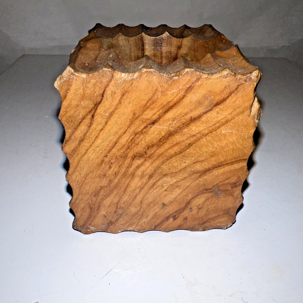 A small Hand Carved Wood Nut Cracker rustic organic modern boho chic