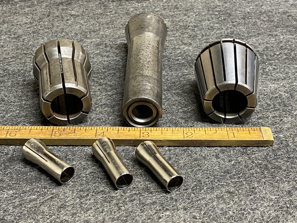 6 Machine Collets End Mill Tool Holding Assorted Sizes