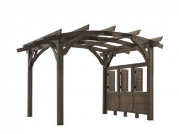 DIY 12’ FT x 12’ FT Pergola - Outside Use - Mocha